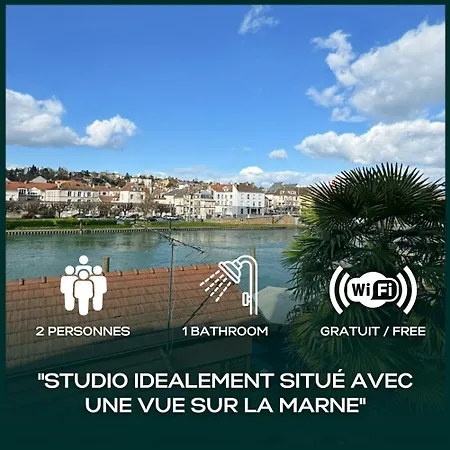 Le Cosy - Cosy Avec Balcon Vue Sur Marne Lagny-sur-Marne